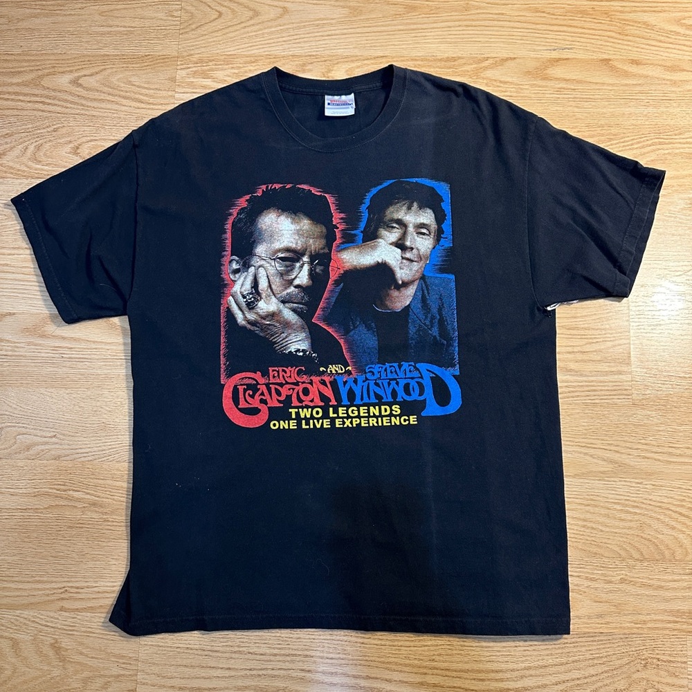 Eric Clapton and Steve Winwood 2009 “Two Legends One Live Experience” Shirt - XL